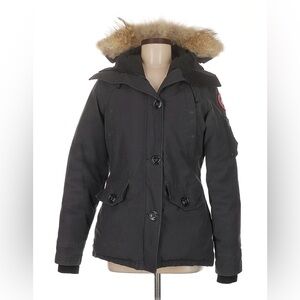 Canada Goose Navy Marine Montebello parka heritage Jacket Coat Fur Hood Medium M